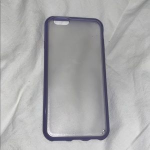Purple and Clear iphone 6 case